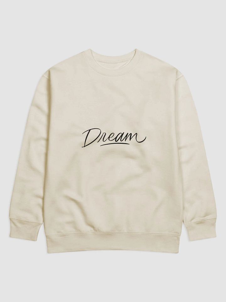 Plus Size Women's Dream Obsidian Printed Classic CrewneckLong Sleeve Pullover product image (1)