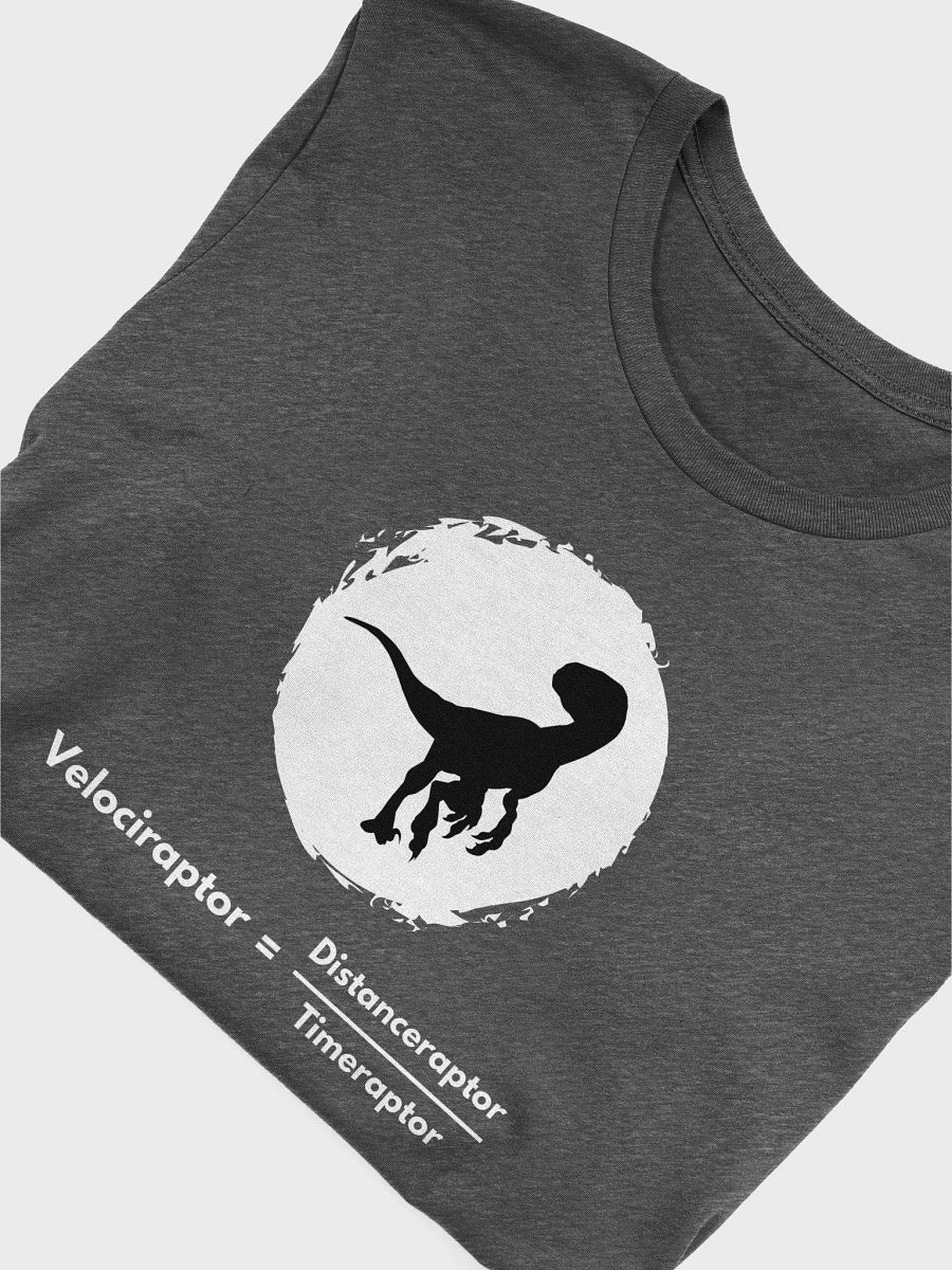 Funny Velociraptor Equation - Unisex T-shirt Bella Canvas 3001 product image (14)