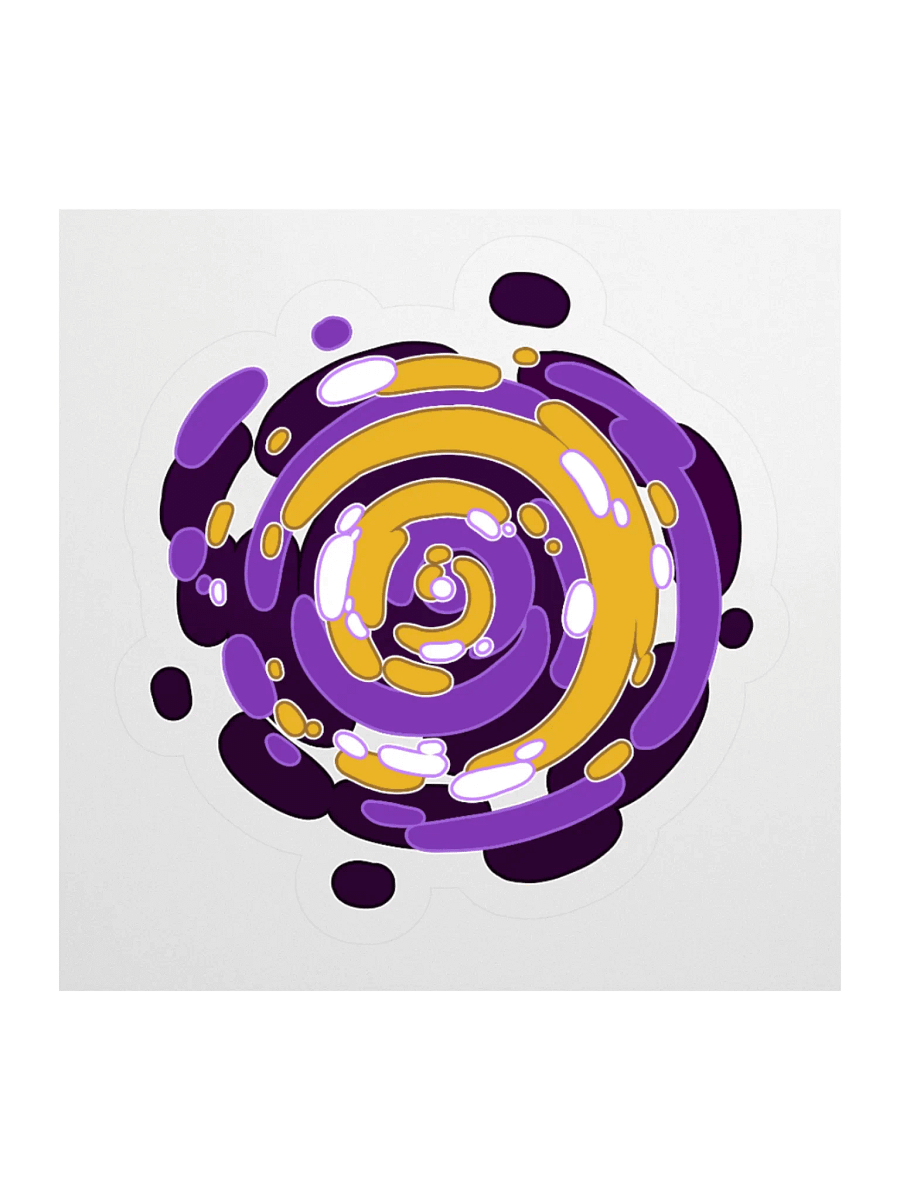 Time Warp Sticker (Nonbinary Pride Flag) product image (1)