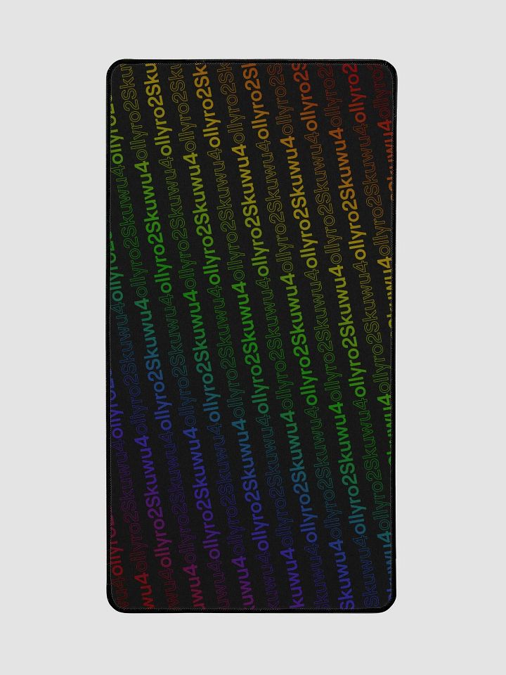 ollyro2Skuwu4 Rainbow Print Desk Mat product image (2)