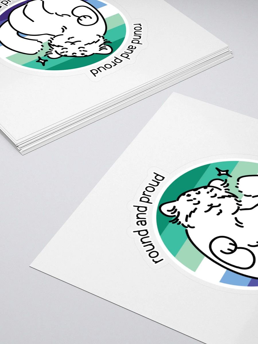 Round and Proud Manul Gay MLM Version - Sticker product image (11)