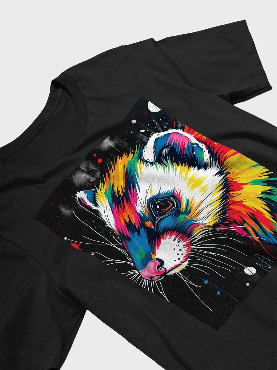 Rainbow Ferret, Iconic Softness T-Shirt product image (3)