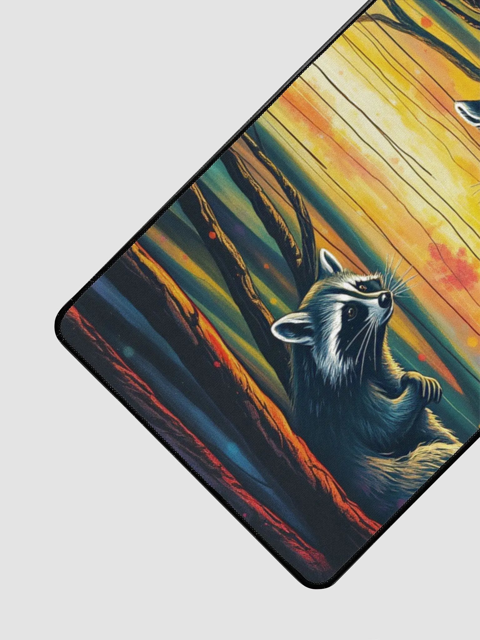 Chatting Raccoons Desk Mat product image (3)