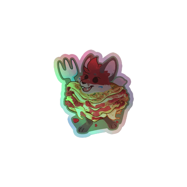 Lasagna ScFox Sticker Holo product image (1)