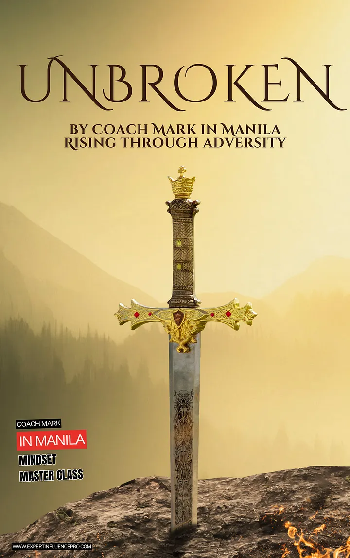Unbroken: Rising Through Adversity. Coach Mark in Manila Warrior Mindset Masterclass E book and MP3 audio. product image (1)