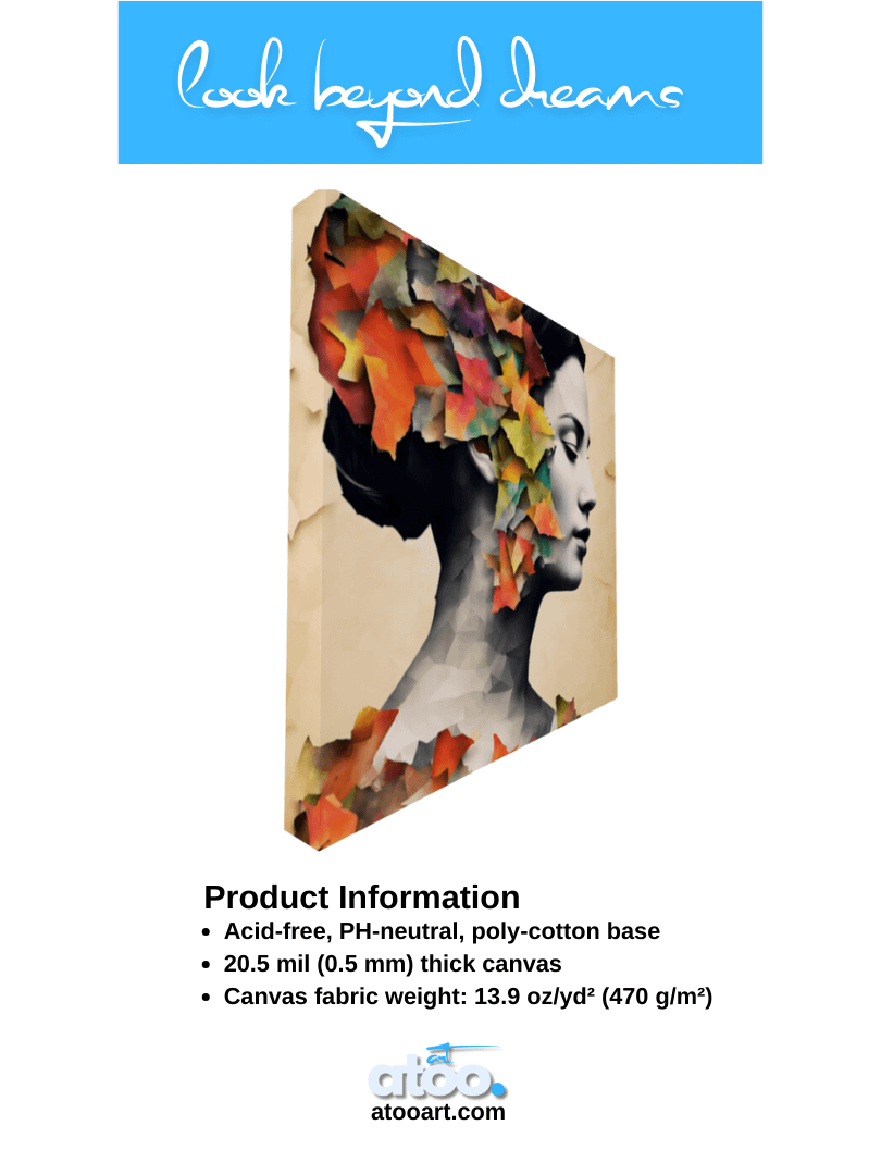 Paper Collection | Colorful Contradictions | Canvas Art Painting product image (7)