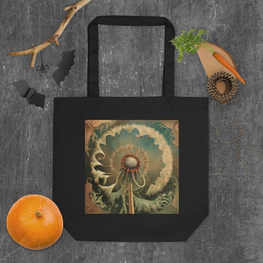 Art Nouveau Dandelion Golden Seed Head Tote Bag product image (5)
