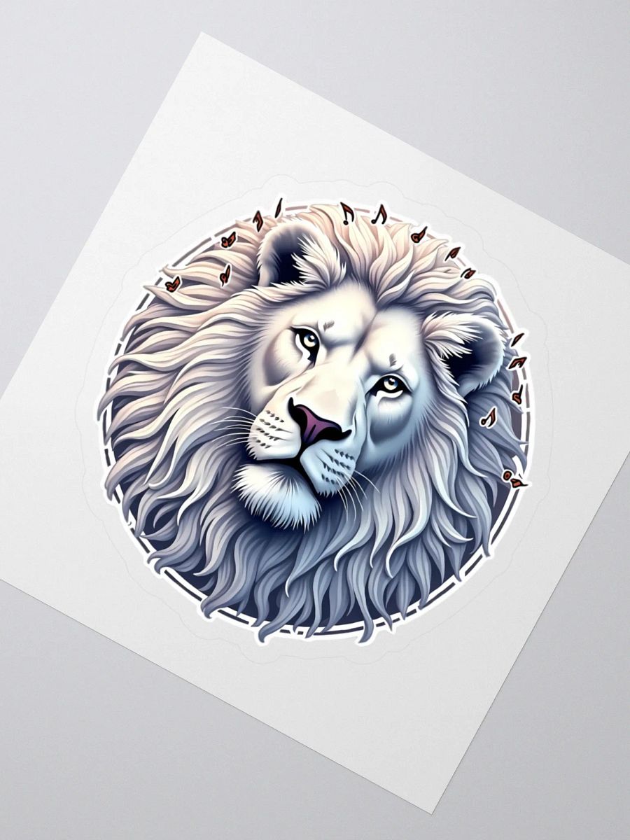 Majestic White Lion Portrait product image (2)