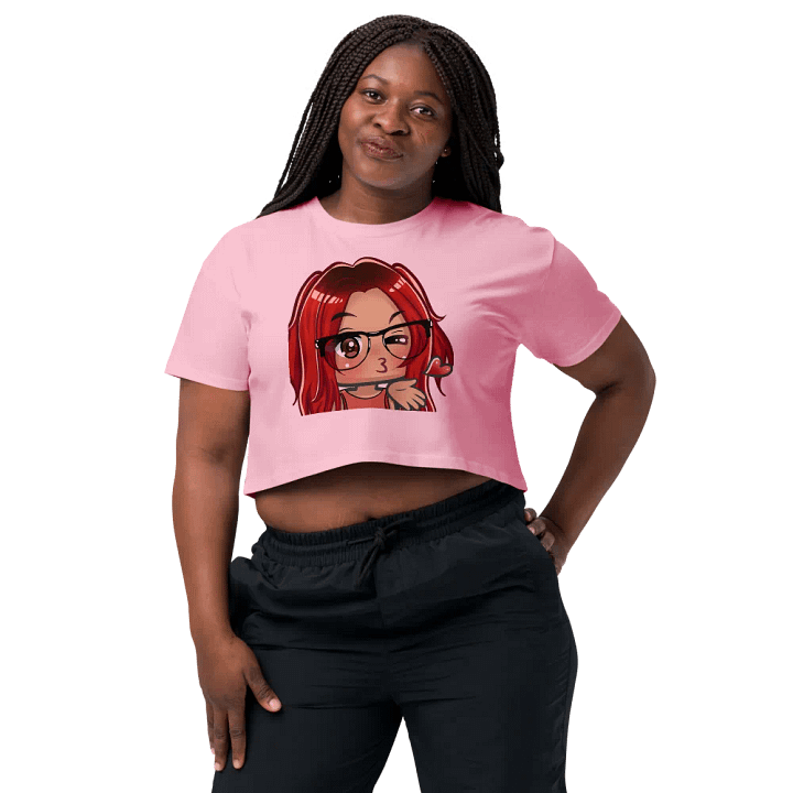 Pink Kissy Face Crop top product image (2)