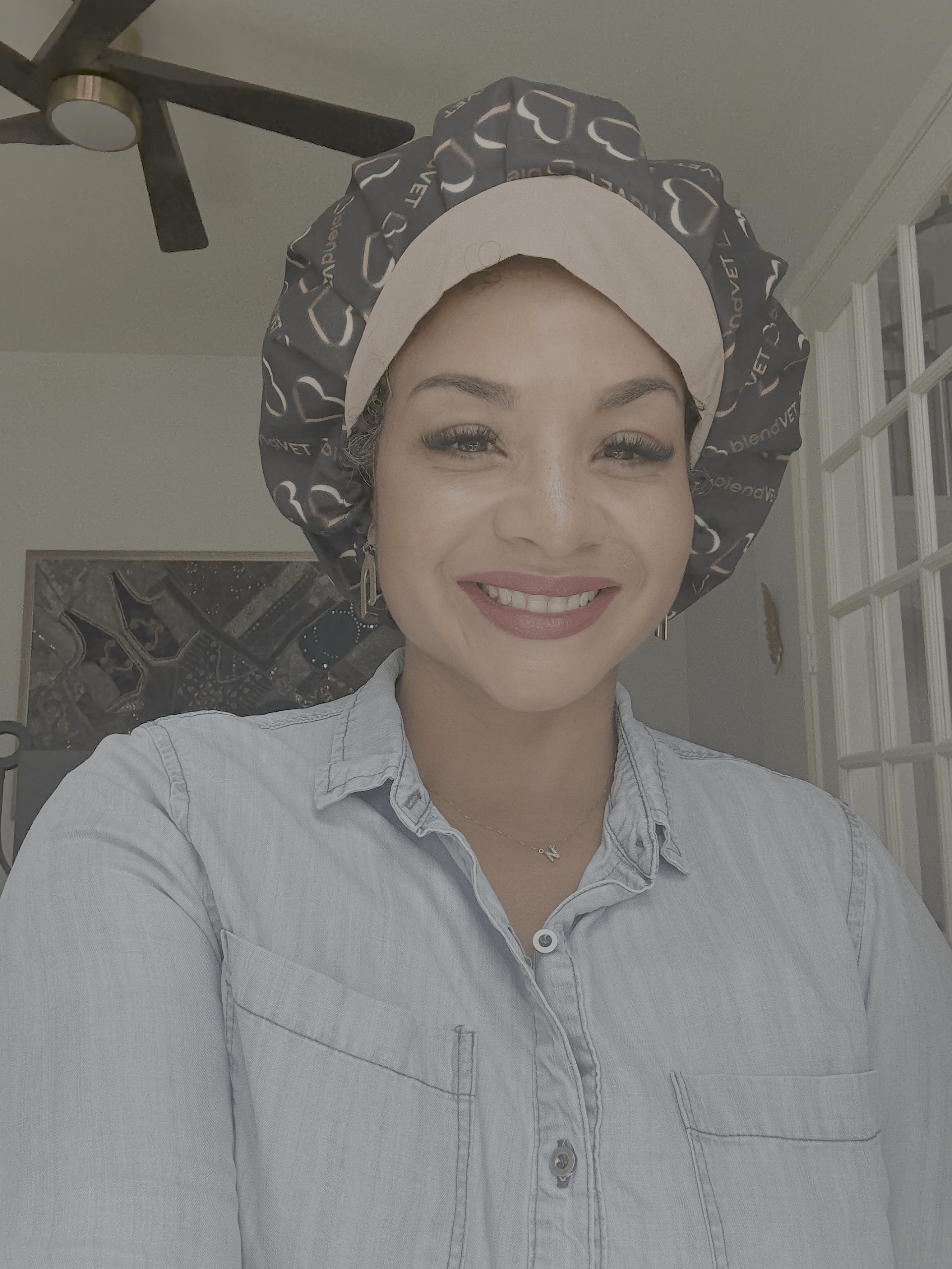 Protect Your Afro! blendVET Satin-Lined Bonnet product image (2)