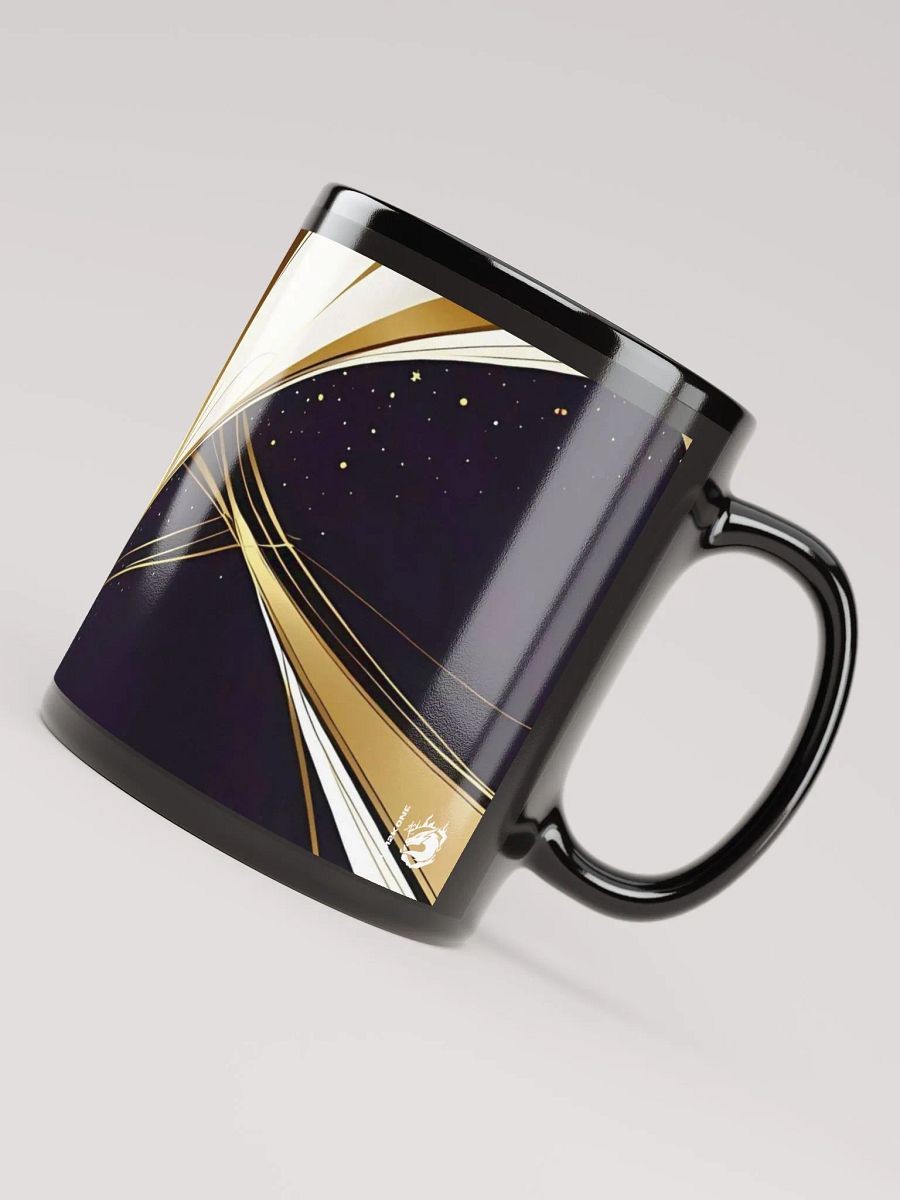 Celestial Elegance Black Mug product image (5)