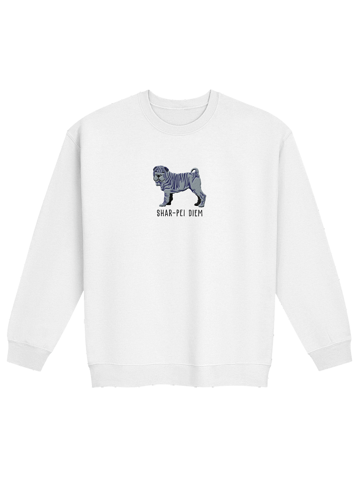 Shar-Pei Diem(2) Sweatshirt (Embroidered) of a Chinese Shar-Pei(Blue) product image (21)