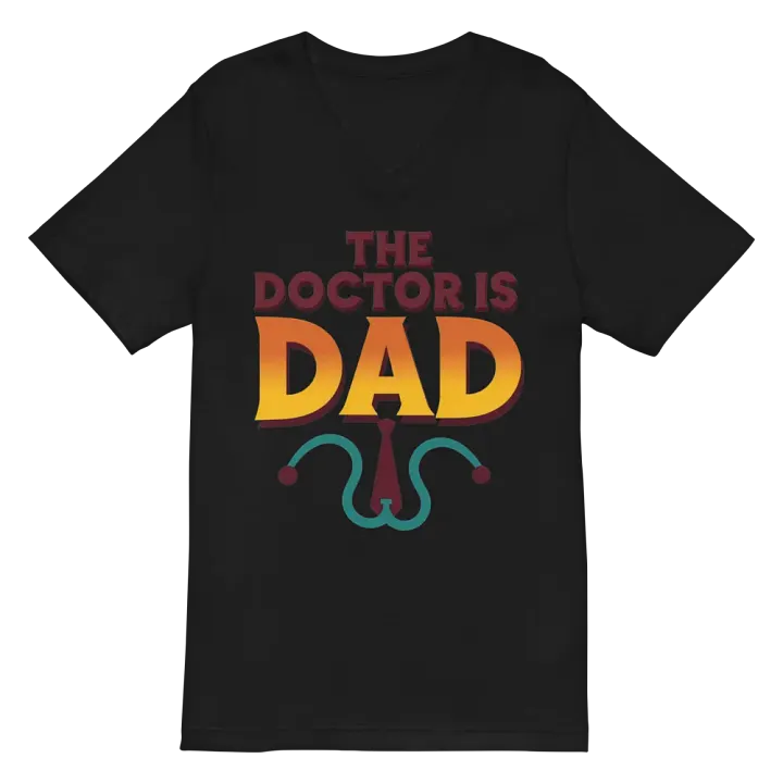 Dad Doctor V-Neck Tee product image (3)