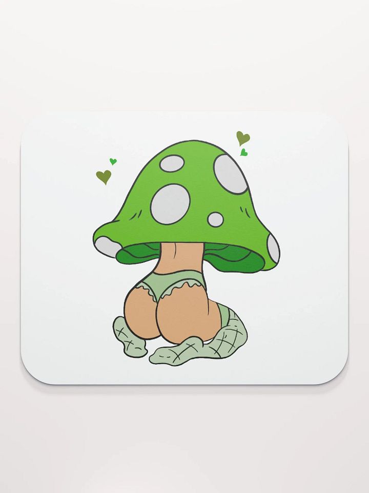 Mushroom baddie Desk Mat - Green product image (2)