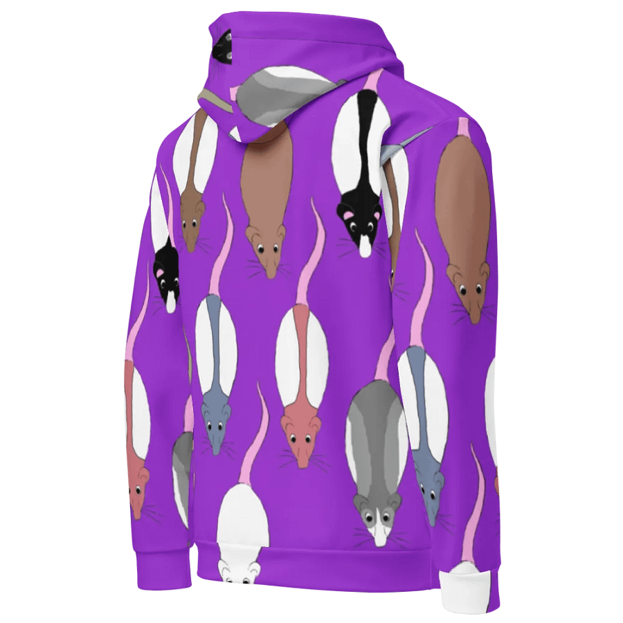 rat pack (purple) hoody product image (6)