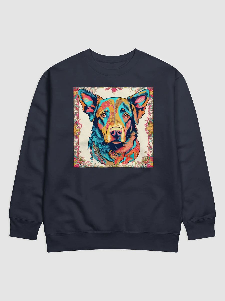 Vibrant Dog Portrait Sweatshirt product image (6)
