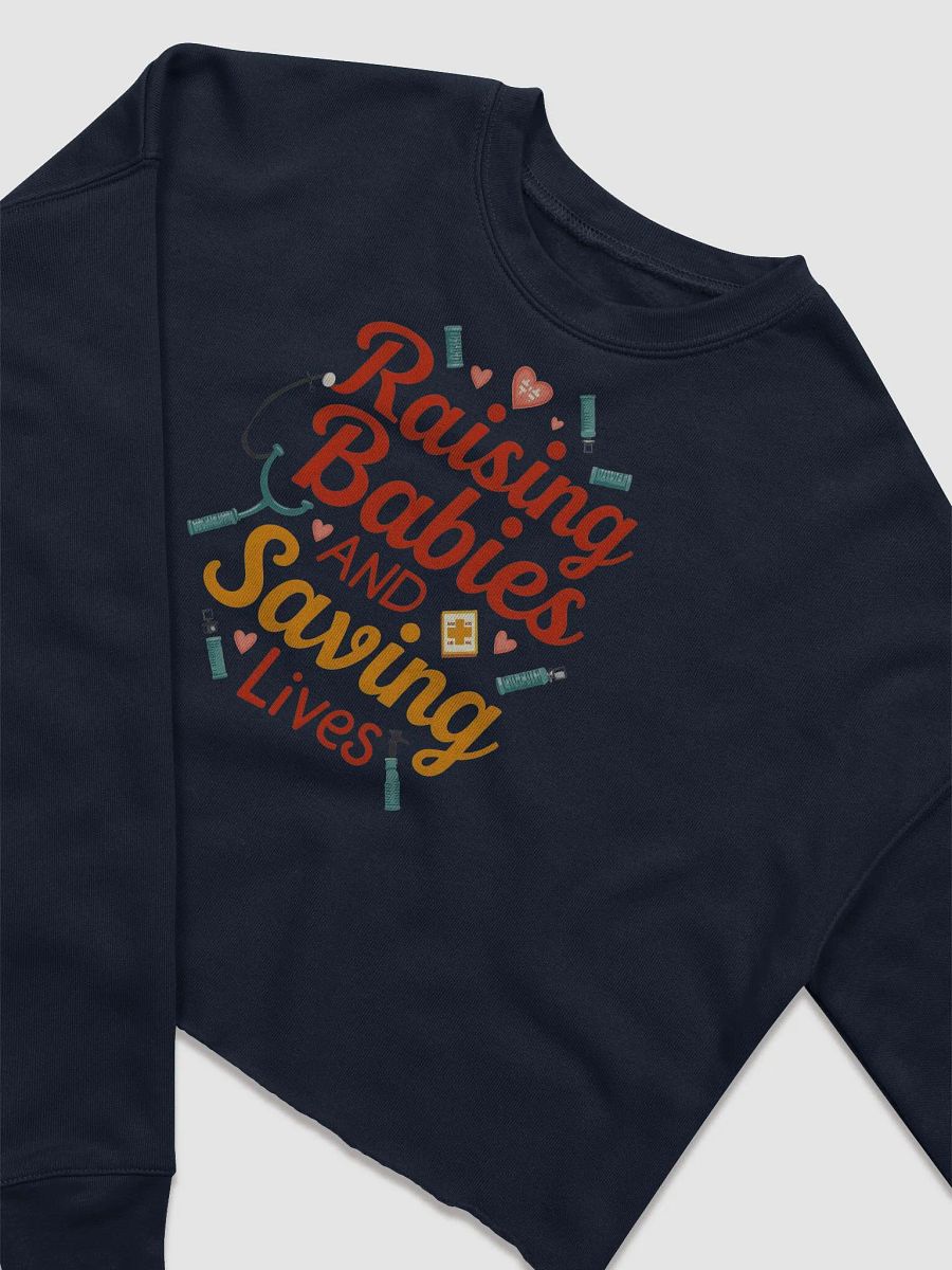 Healthcare Heroine Fleece Crop Sweatshirt product image (9)