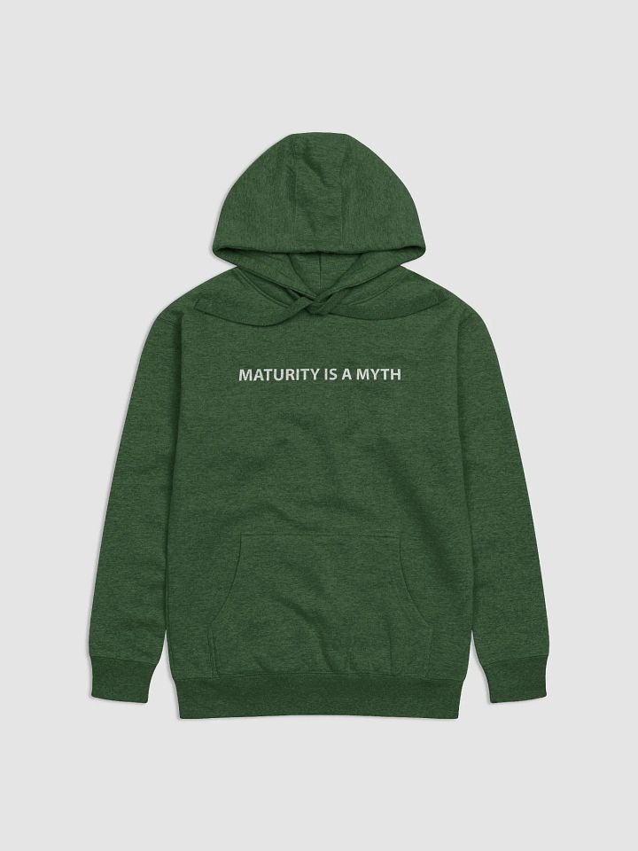 Maturity Is A Myth Forest Green Hoodie product image (1)