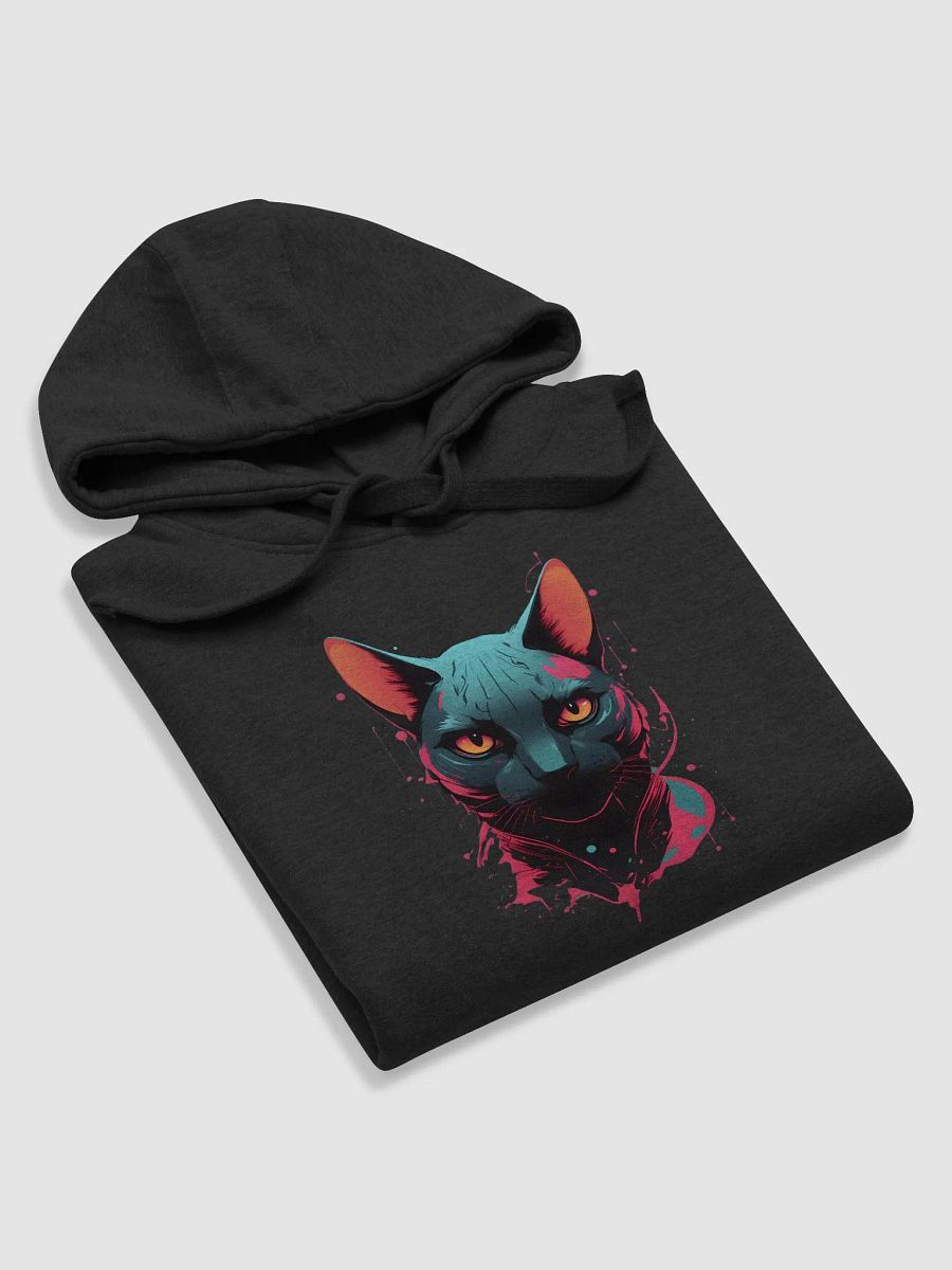 Neon Cat Vibes Premium Hoodie product image (52)