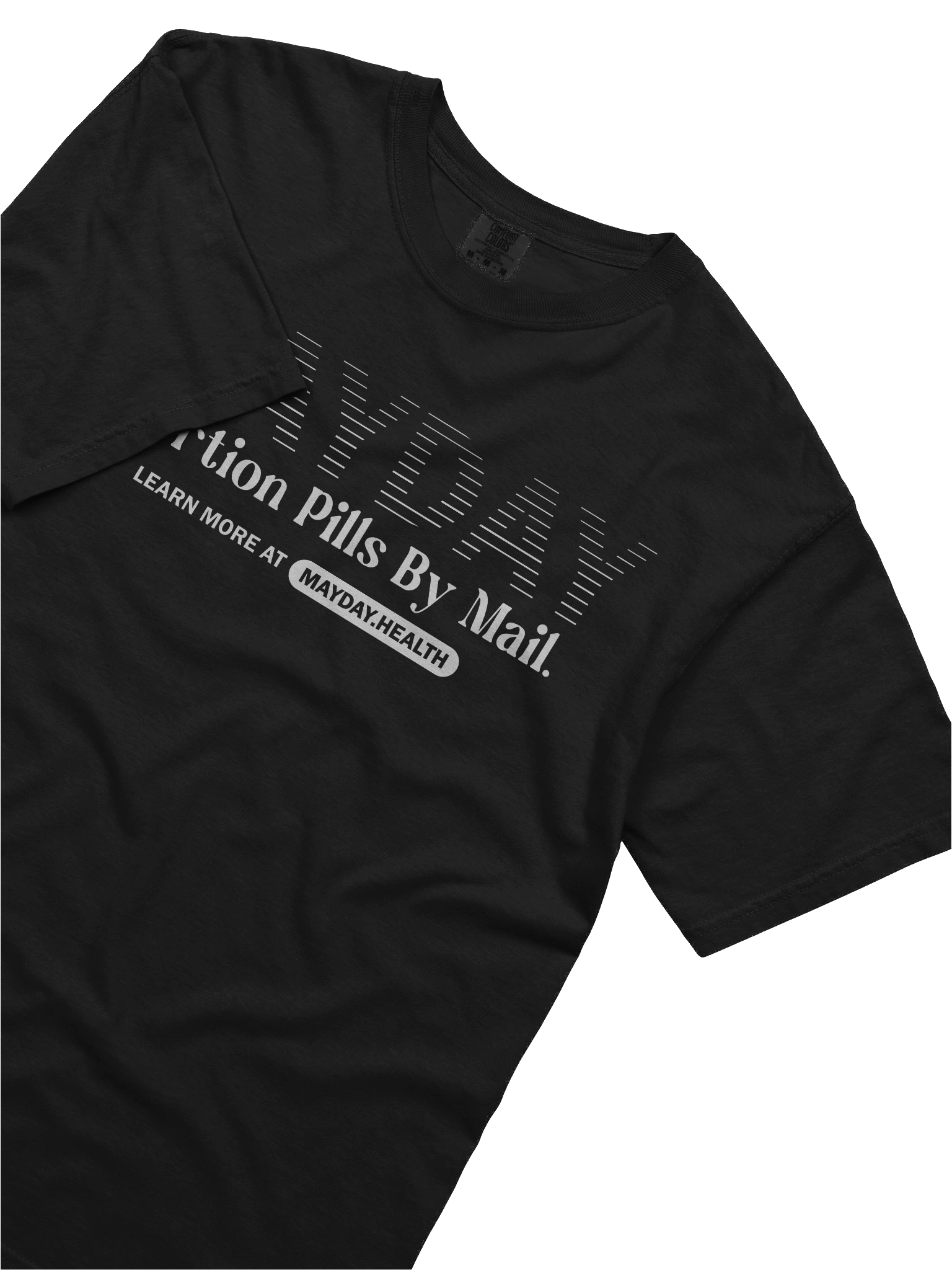 "Abortion Pills by Mail" Gradient Black Tee product image (5)