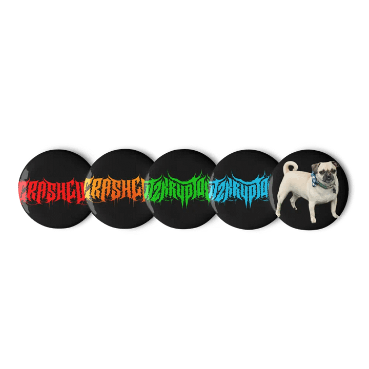 Crash Cult/ Itzkryptoxic Button Set product image (1)