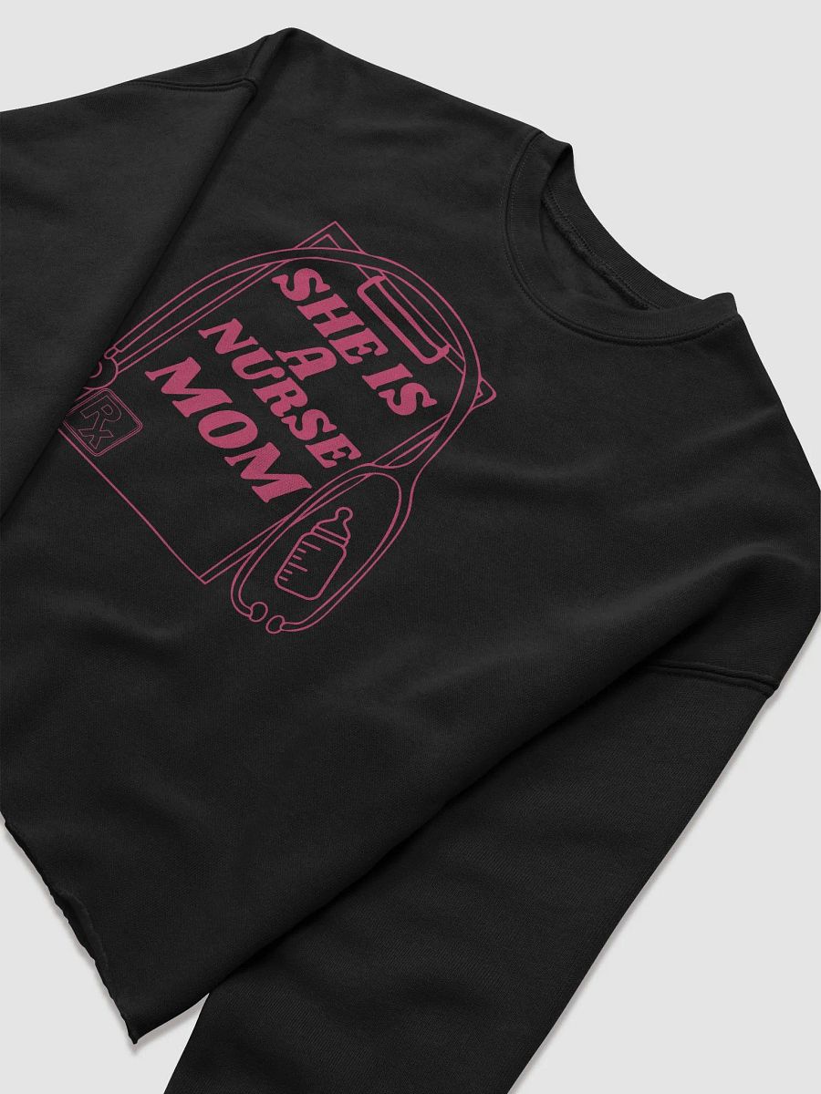 Nurse Mom Stethoscope Crop Sweatshirt product image (10)