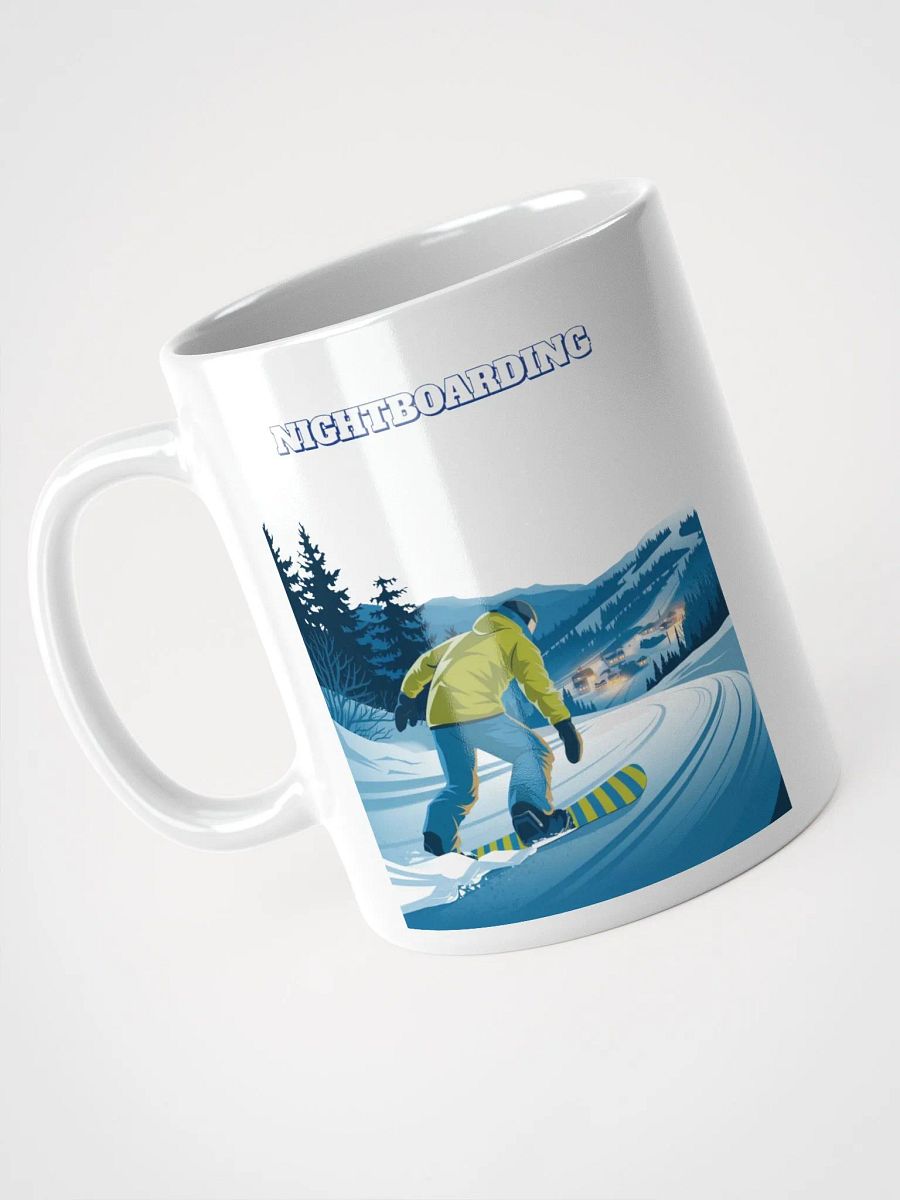 Nightboarding - Midnight Snowboarding White Mug product image (16)