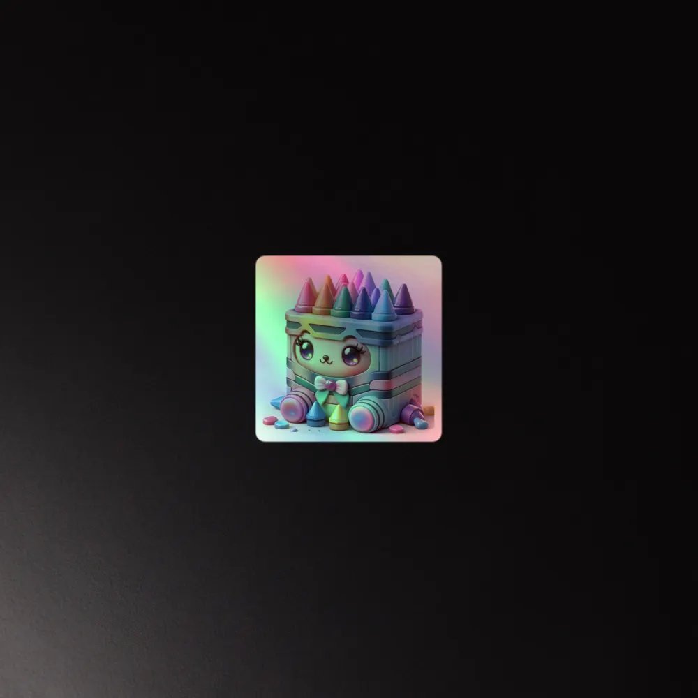 Colorful Crayon Sticker product image (4)