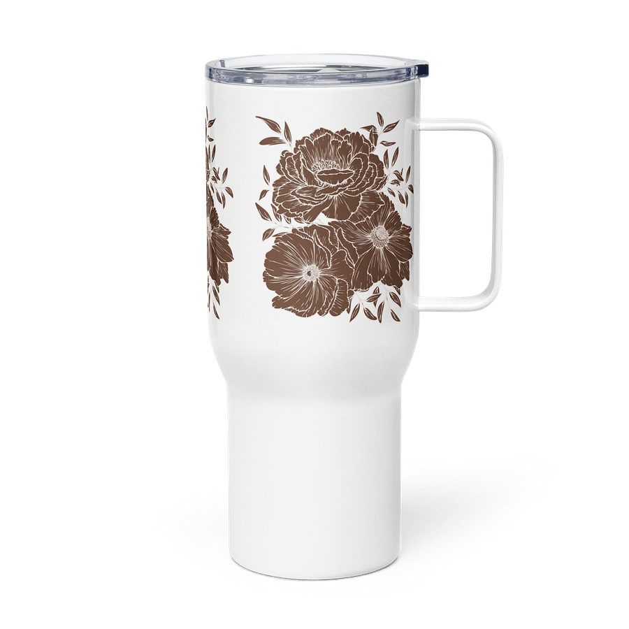 Floral Fusion Stainless Steel Travel Mug product image (7)