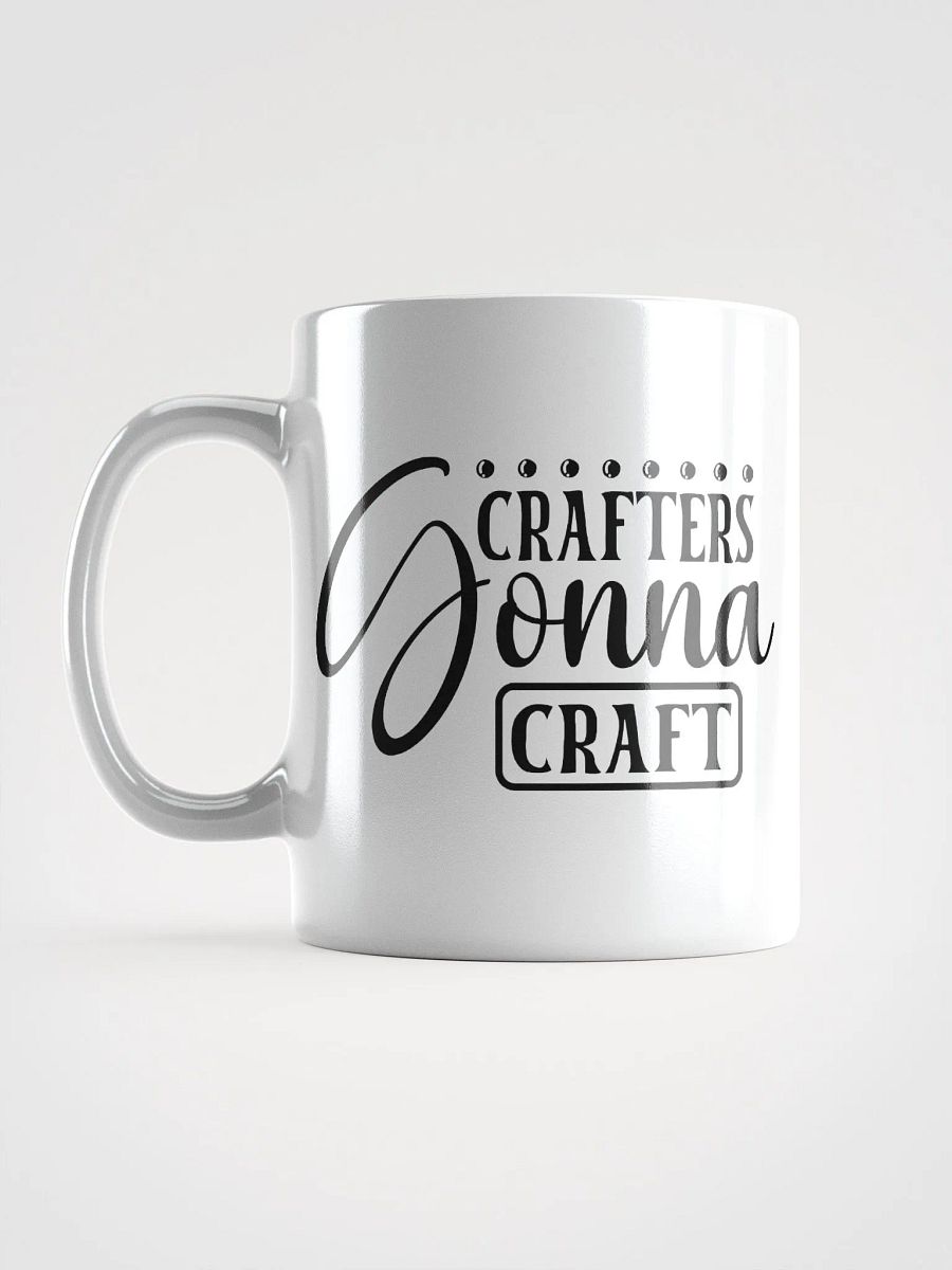 Crafters Gonna Craft White Glossy Mug product image (6)