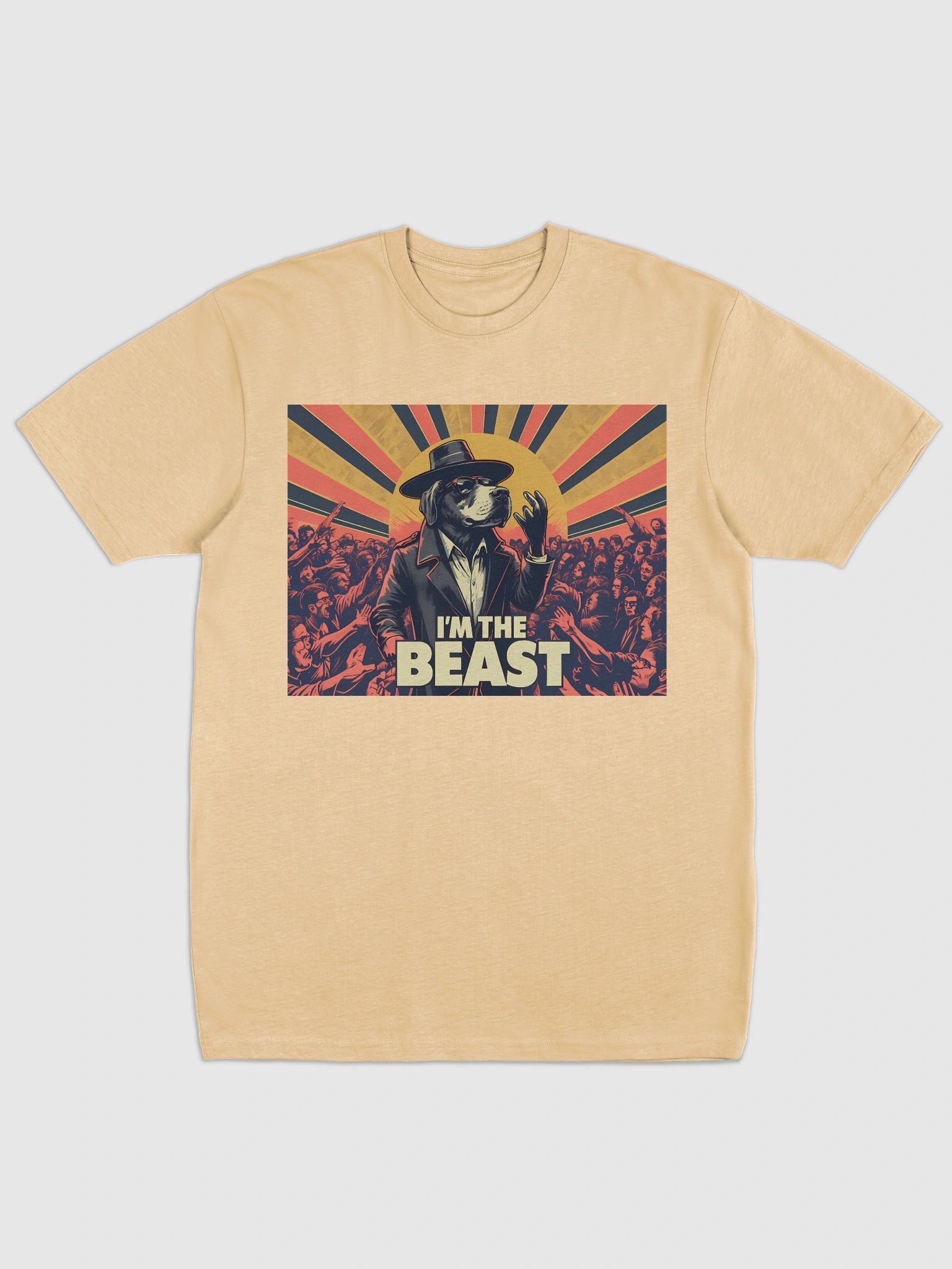 I'M THE BEAST Concert Poster Design | Men's Premium Heavyweight Tee product image (3)