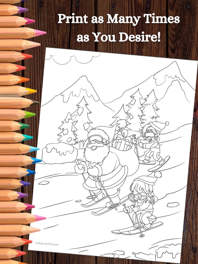 The Magic of Santa Claus Christmas Dot-to-Dot and Coloring Pages product image (7)