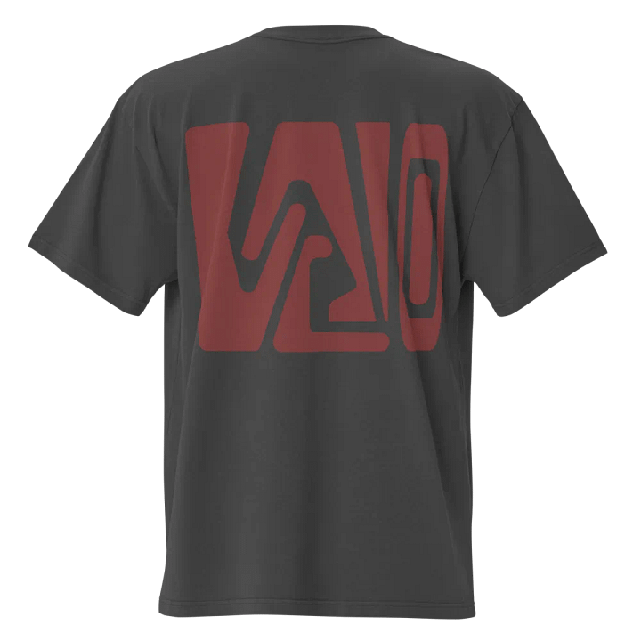 VACIO Block Oversized Faded T-Shirt product image (1)