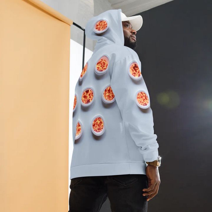 Energy of 3D Magma (unisex hoodie) product image (2)