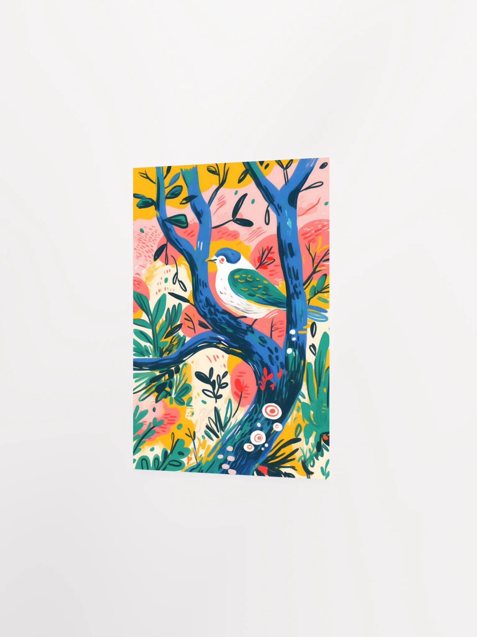 Whimsical Bird Perched Poster Art product image (11)