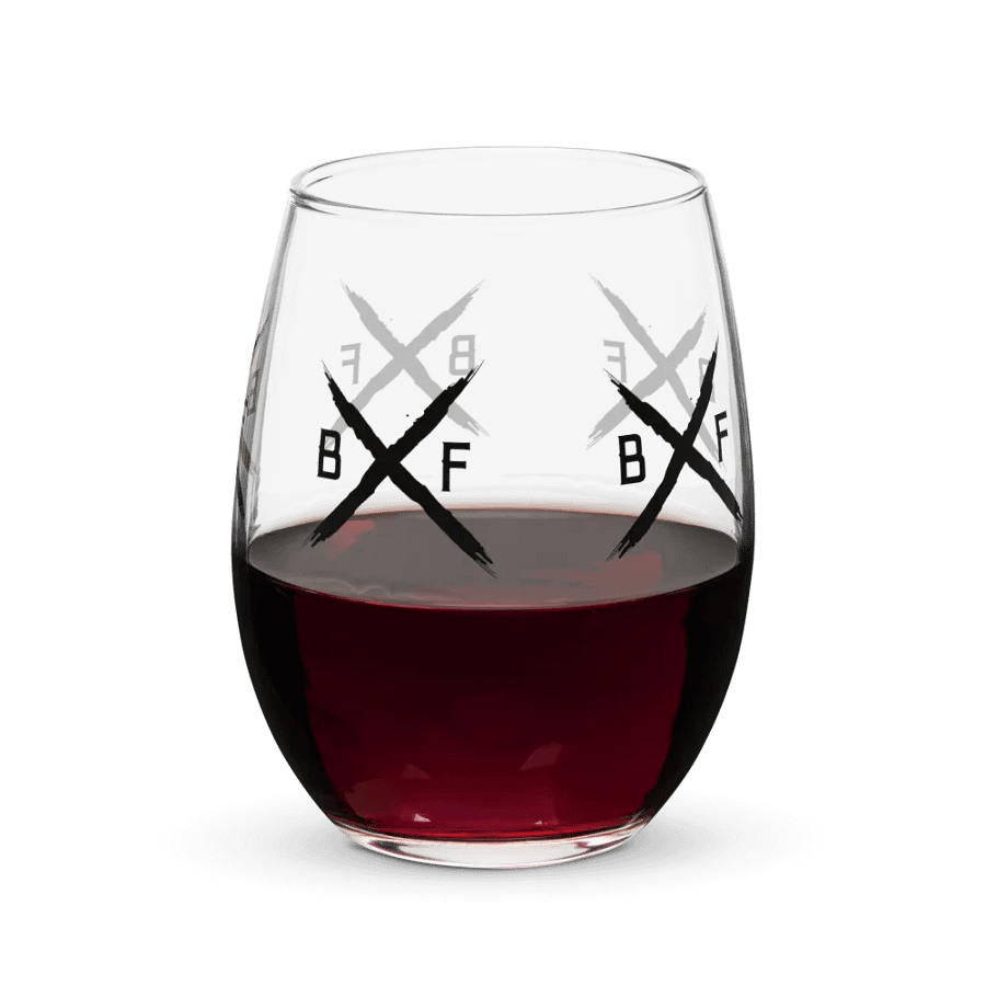 Black Flag Dodgeball Club Wine Glass product image (8)