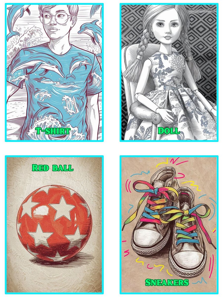 Kids Flashcards: Everyday Objects and Actions product image (4)