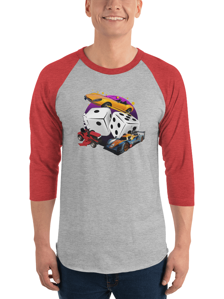 Random All Dice Baseball Tee product image (1)