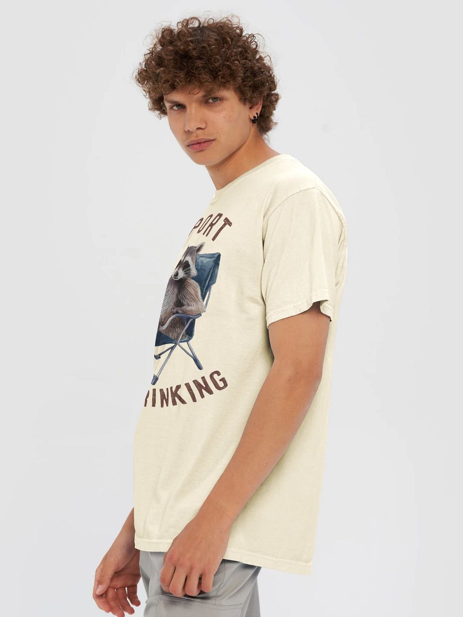 Raccoon Day Drinking T-Shirt product image (14)