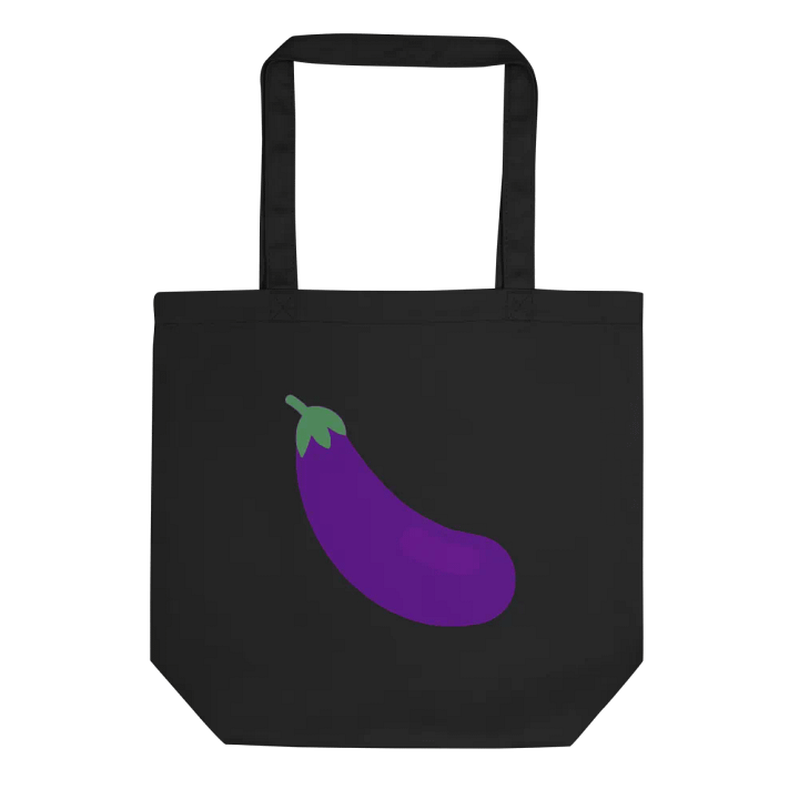 I Love Eggplant Tote Bag product image (1)