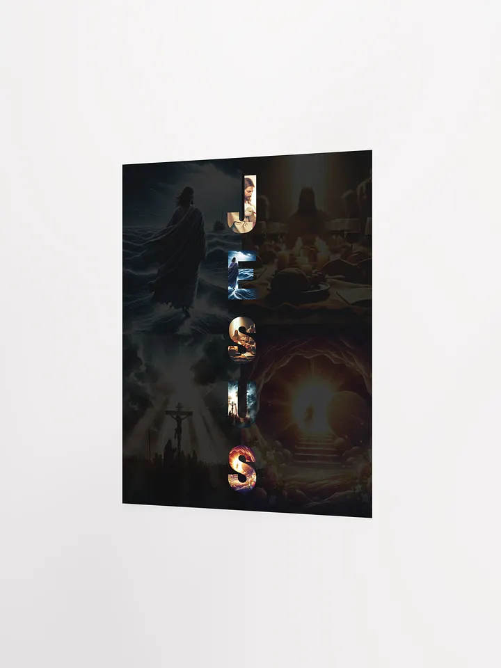 JESUS: A Journey of Hope, Sacrifice, and Resurrection - Digital Art Poster product image (2)