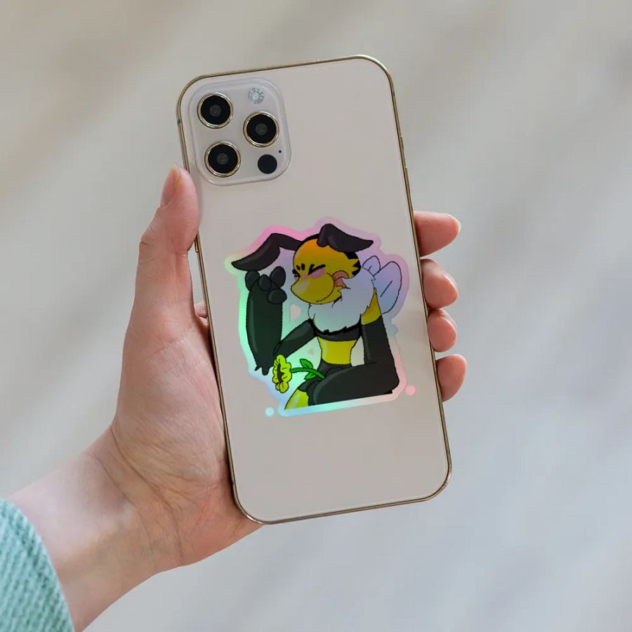 Brilliant Bee Holographic Sticker product image (6)