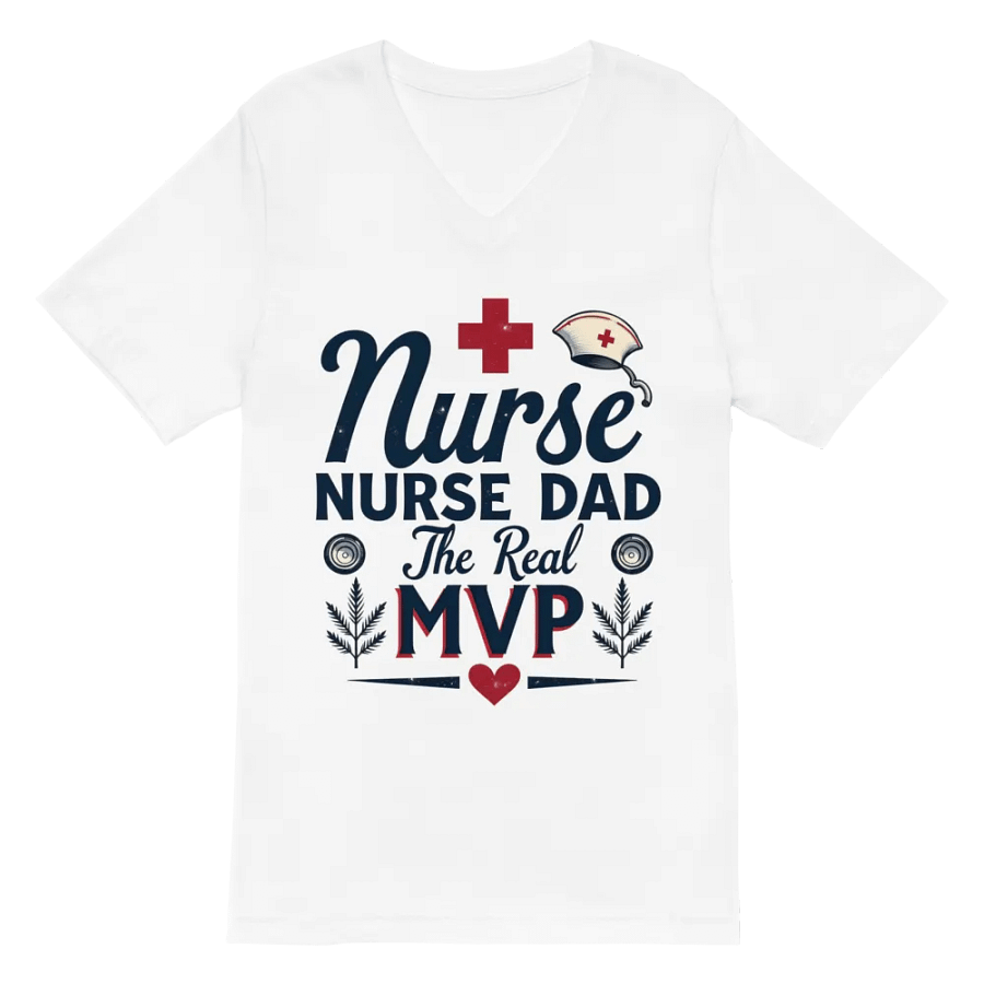 Nurse Dad MVP V-Neck Tee product image (2)