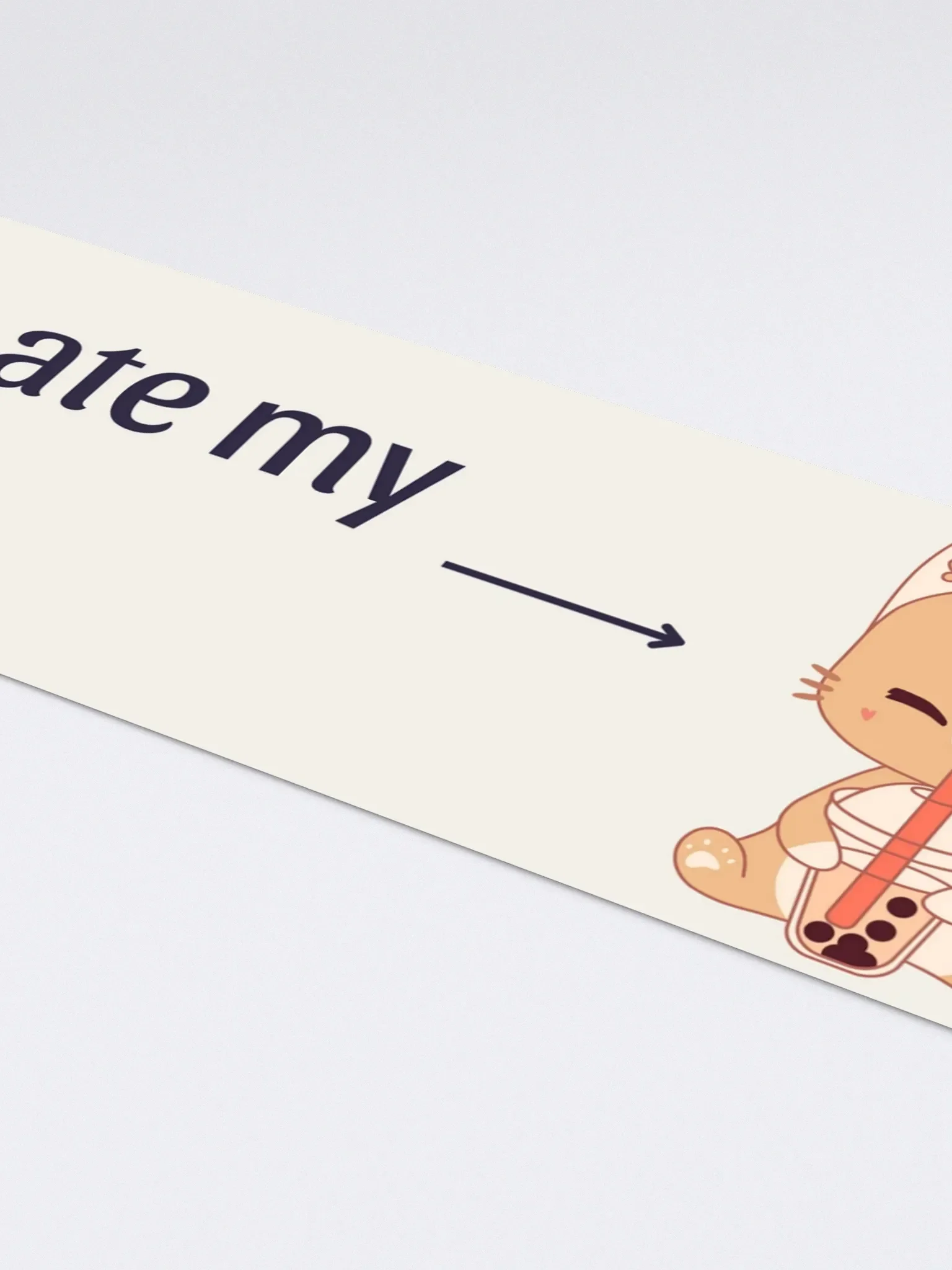 "This cat ATE my son" Car Decal product image (4)
