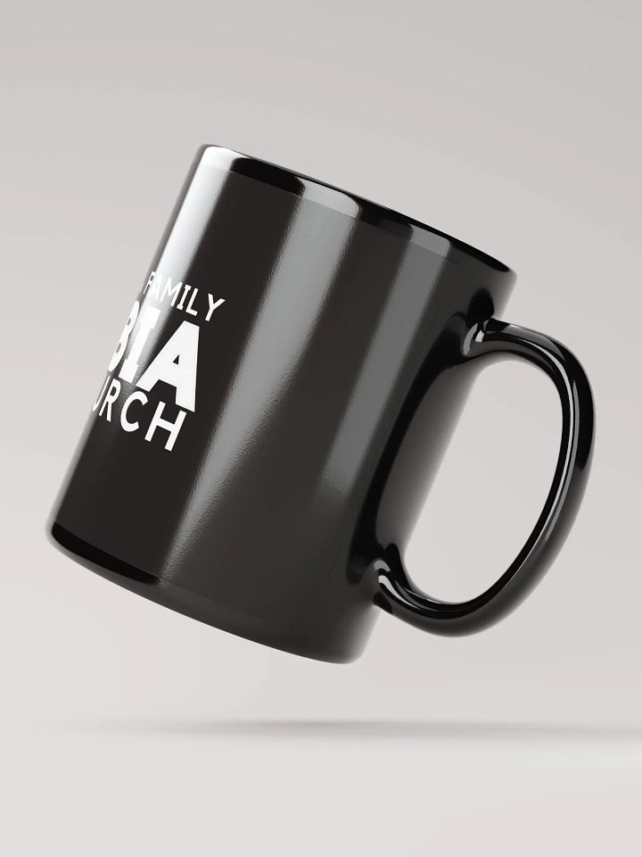 A Place for Faith & Family Black Mug product image (4)