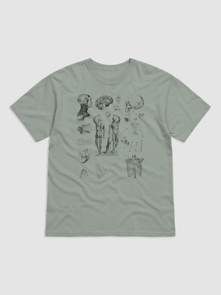 Vintage-Style Illustrations of Human Anatomy T-Shirt | Vintage-Style Dark Academia Shirt for Anthropology Enthusiasts product image (2)
