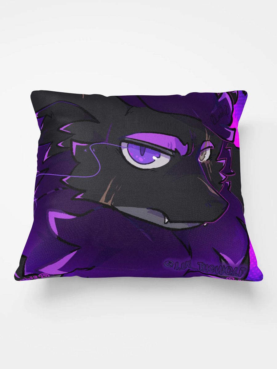 "Scruffy Wolf" Nardoragon Decorative Pillow product image (1)