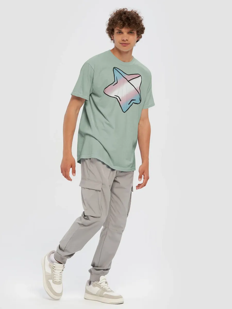 Trans Pride Folding Star T Shirt product image (64)