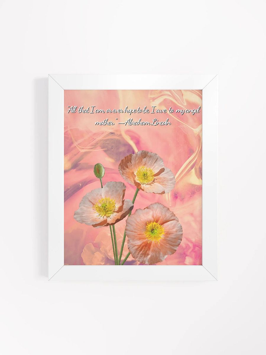 Light Pink Poppy Floral Poster product image (22)