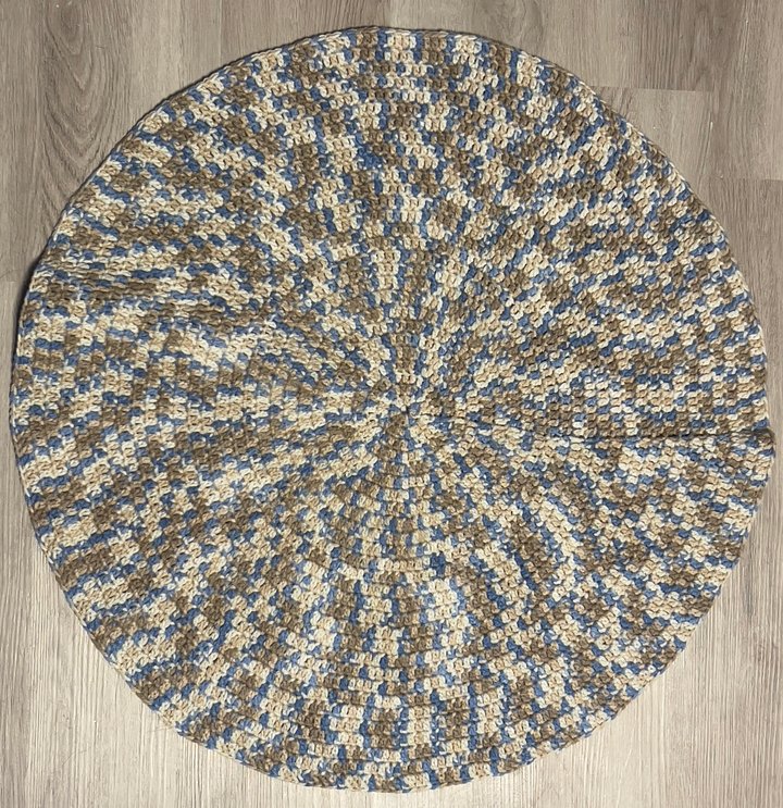 Cool Gray tone rug product image (1)